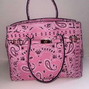 Pink Paisley Women's Bag